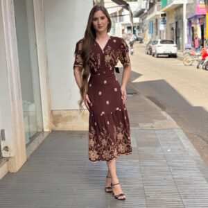 Vestido bordado