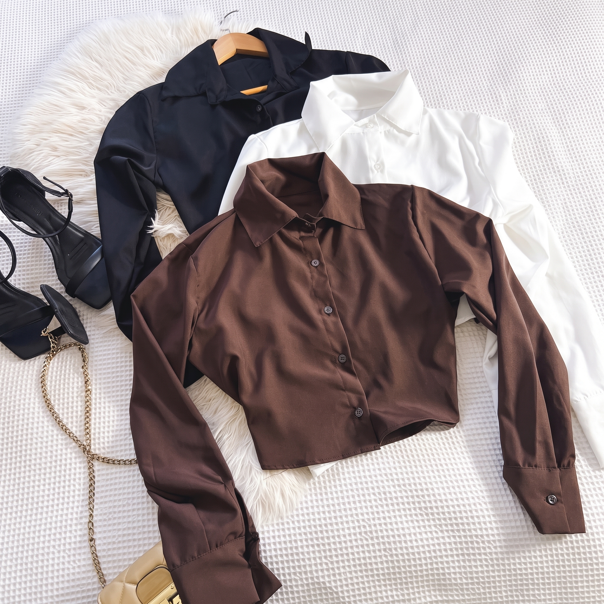 Camisa cropped