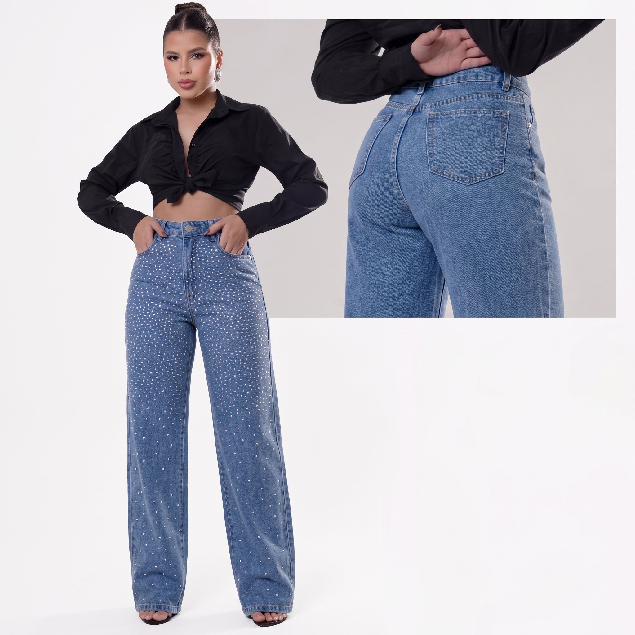 Calça Jeans Wid Leg